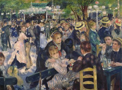 Baile en el Moulin de la Galette de Pierre Auguste Renoir