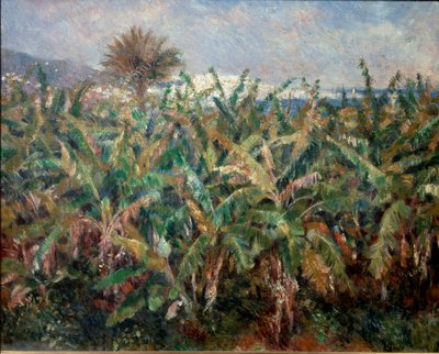 Campo de plátanos de Pierre Auguste Renoir