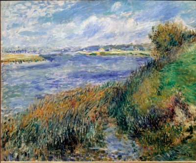 Orillas del Sena en Champrosay de Pierre Auguste Renoir