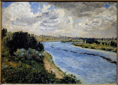 Barca en el Sena (pintura de Pierre Auguste Renoir) de Pierre Auguste Renoir