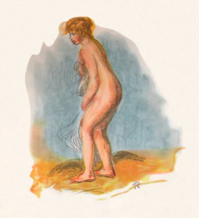 Bañista de pie, 1946 de Pierre Auguste Renoir