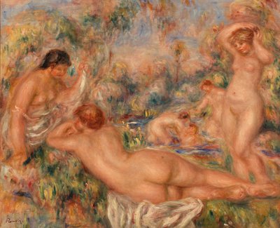 bañistas de Pierre Auguste Renoir