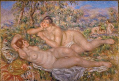 Bañistas (óleo sobre lienzo) de Pierre Auguste Renoir