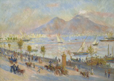 Bahía de Nápoles, tarde, 1881 de Pierre Auguste Renoir