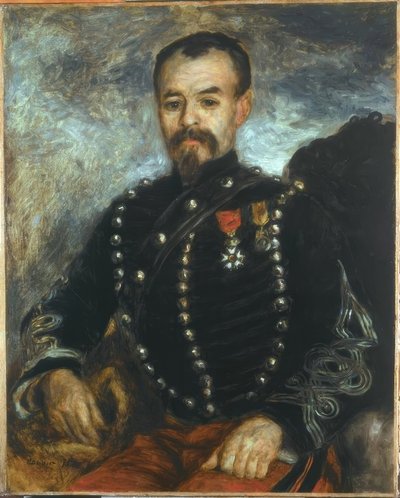 Retrato del Capitán Darras de Pierre Auguste Renoir