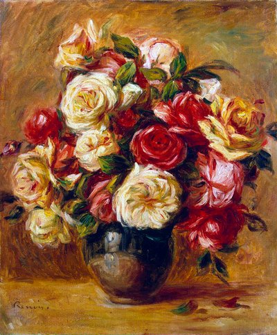 Ramo de rosas, c1909 de Pierre Auguste Renoir