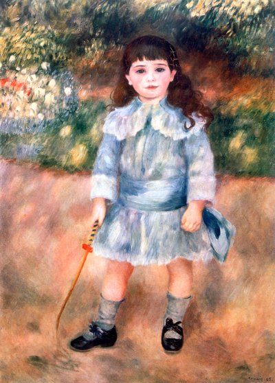 Niño con un látigo, 1885 de Pierre Auguste Renoir