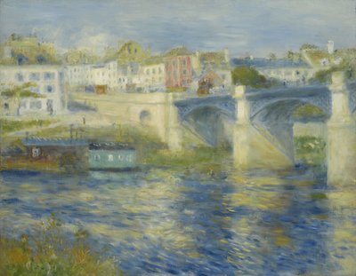 Puente en Chatou, c.1875 de Pierre Auguste Renoir