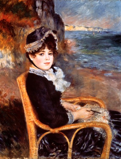Junto al Mar, 1883 de Pierre Auguste Renoir
