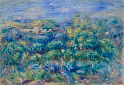 Paisaje de Cagnes de Pierre Auguste Renoir