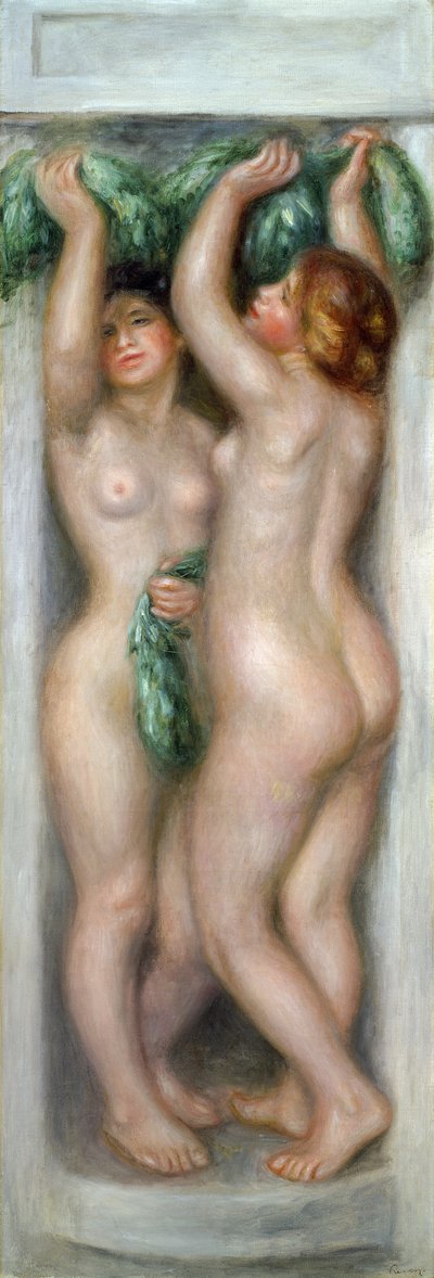 Cariátides, c.1910 de Pierre Auguste Renoir