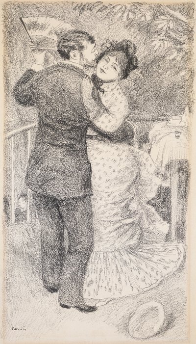 Baile campestre, 1883 de Pierre Auguste Renoir