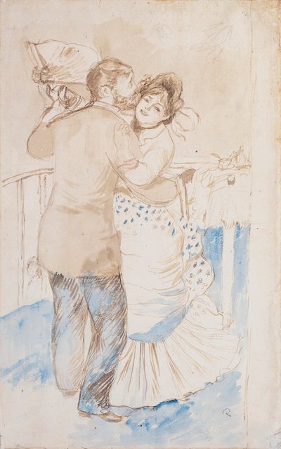 Baile Campestre, 1883 de Pierre Auguste Renoir