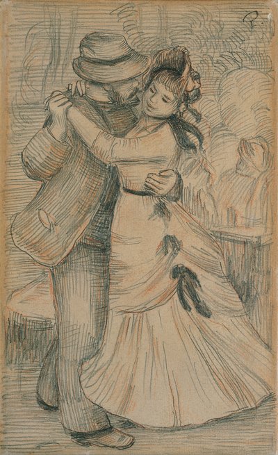 Baile Campestre, 1883 de Pierre Auguste Renoir