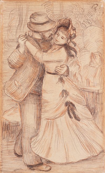 Baile en el campo, 1883 de Pierre Auguste Renoir
