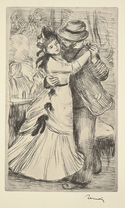 Baile en el campo de Pierre Auguste Renoir