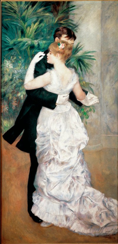 Bailando en la ciudad de Pierre Auguste Renoir