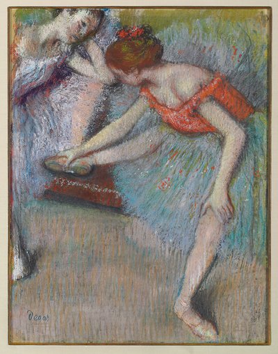 Bailarinas, c. 1896 (pastel sobre papel) de Pierre Auguste Renoir