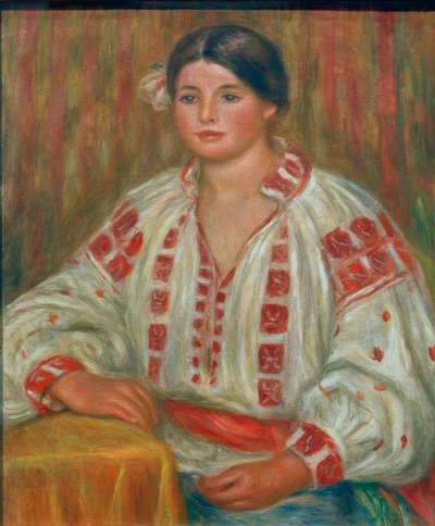 La blusa búlgara de Pierre Auguste Renoir