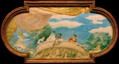 Diseño para un mural de techo de Pierre Auguste Renoir