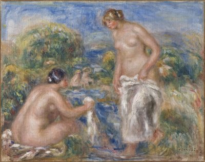 Mujeres bañándose de Pierre Auguste Renoir