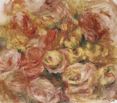 Boceto de flores, c.1914 de Pierre Auguste Renoir