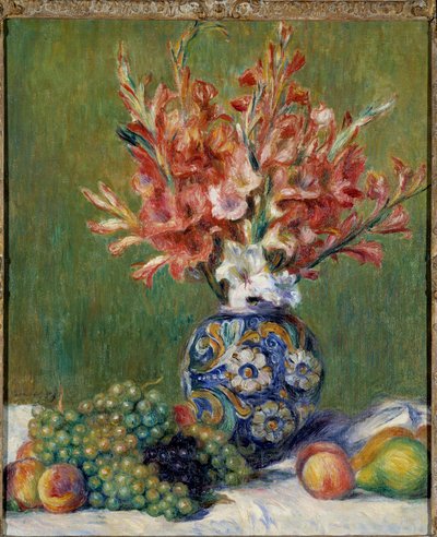 Flores y Frutas de Pierre Auguste Renoir