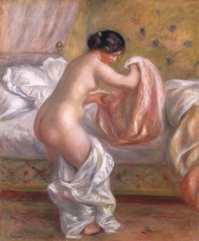 Gabrielle levantándose, c.1909 de Pierre Auguste Renoir