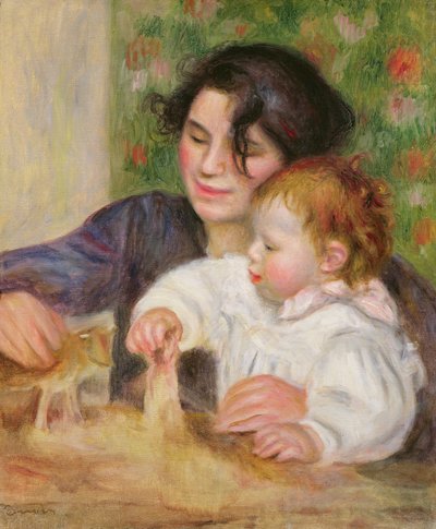 Gabrielle y Jean, c.1895-6 de Pierre Auguste Renoir