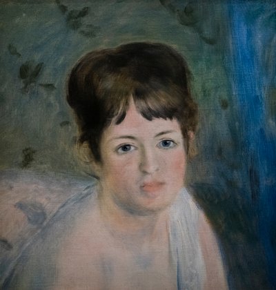 cabeza de mujer de Pierre Auguste Renoir