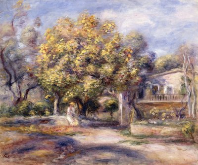 Casa en Cagnes, c.1905 de Pierre Auguste Renoir
