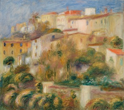casas en una colina de Pierre Auguste Renoir