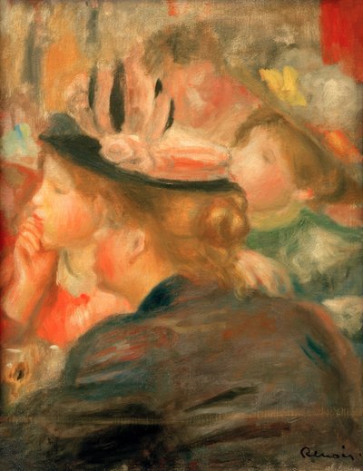 En el teatro de Pierre Auguste Renoir