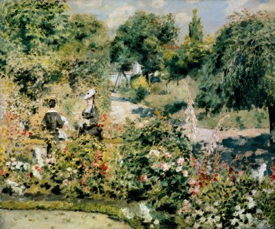 Jardín en Fontenay de Pierre Auguste Renoir