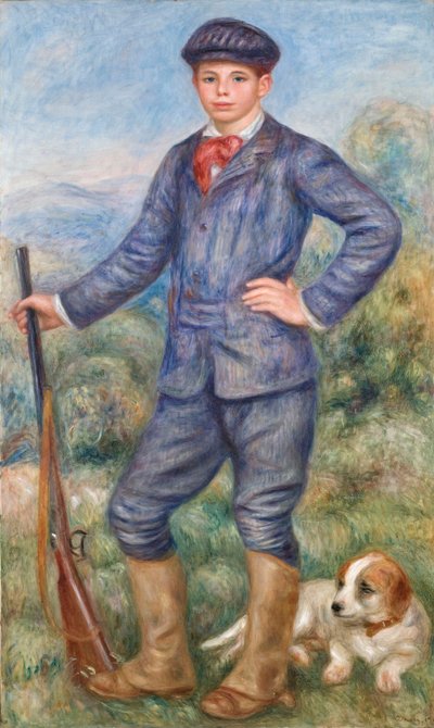Jean Renoir como cazador, 1910 de Pierre Auguste Renoir