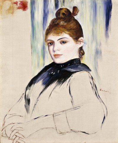 Joven con moño, 1882 de Pierre Auguste Renoir