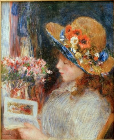 Joven leyendo de Pierre Auguste Renoir