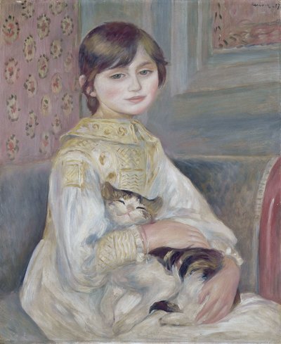Julie Manet, también conocida como la Niña Gato de Pierre Auguste Renoir
