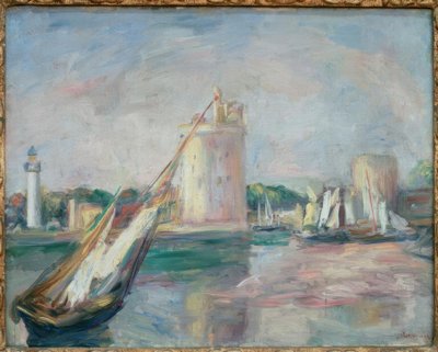 La entrada del puerto de La Rochelle de Pierre Auguste Renoir
