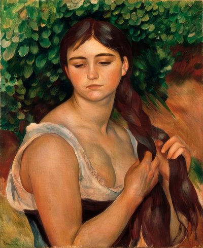 La trenza de Pierre Auguste Renoir