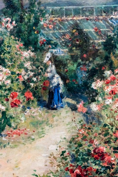 La Serre, detalle, hacia 1876 (Óleo sobre lienzo) de Pierre Auguste Renoir