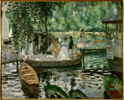 La grenouillere de Pierre Auguste Renoir