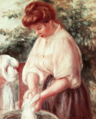 La lavandera de Pierre Auguste Renoir