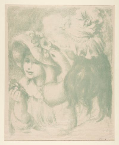 Le Chapeau ?pingl? (El sombrero clavado) de Pierre Auguste Renoir