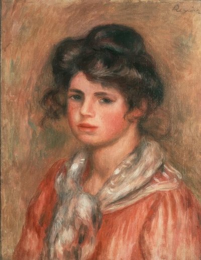 El pañuelo blanco de Pierre Auguste Renoir