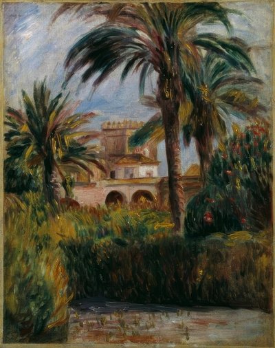 El jardín de ensayo en Argel de Pierre Auguste Renoir