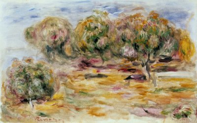 El jardín de las Collettes de Pierre Auguste Renoir