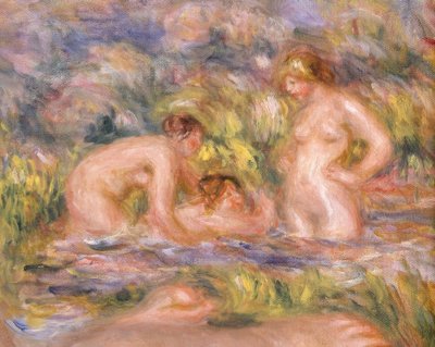 Las bañistas de Pierre Auguste Renoir