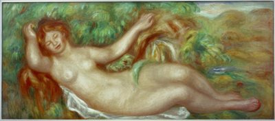 Desnudo acostado (La fuente) de Pierre Auguste Renoir