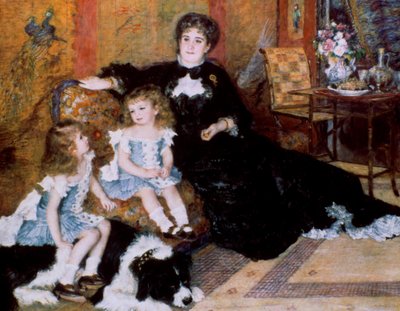 Madame Georges Charpentier y sus hijos, 1878 de Pierre Auguste Renoir